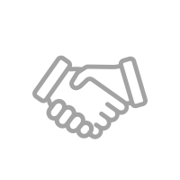 handshake icon with white background