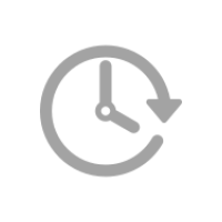 clock icon with white background